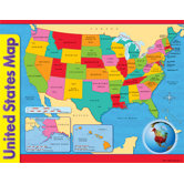 Chart Usa Map 17 X 22 Gr 1-8
