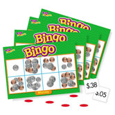 Money Bingo Games, 36 Playing Cards, 200 Chips, English