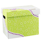 Folder/File Storage Box, Letter Sizes, 12-1/4"x8"x10-1/4"