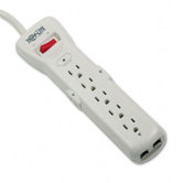 Surge Suppressor, 7 Outlet, Rj11, 6 Ft Cord, 1080 Joules
