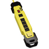 Safety Power Strip 6 Outlets, 9 Ft Cord with GFCI Plug