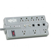 Surge Suppressor, 8 Outlet, Rj11, Coax, 8Ft Cord, 2160 Joules