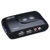 2-Port Compact Usb Kvm Switch with Audio and Cable
