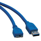 Usb 3.0 Device Cable, A/Bmicro, 3 Ft