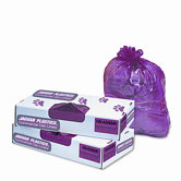Health Care "Bio-hazard" Printed Liners, 1.3mil, 24 x 23, Red, 500 per Carton