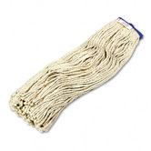 Cut-End Lie-Flat Wet Mop Head, Cotton, 24-Oz.