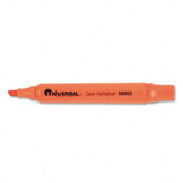 Desk Highlighter, Chisel Tip, 12/Pack
