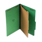 Pressboard Folder, Legal, Four-Section, 10/Box