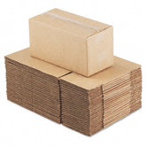 Corrugated Kraft Fixed-Depth Shipping Carton, 25/Bundle