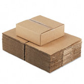 Corrugated Kraft Fixed-Depth Shipping Carton, 25/Bundle