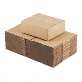Corrugated Kraft Fixed-Depth Shipping Carton, 25/Bundle
