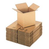 Corrugated Kraft Fixed-Depth Shipping Carton, 25/Bundle
