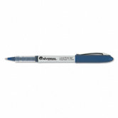Roller Ball Stick Liquid Pen, Blue Ink, Fine, 12/Pack