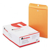 Kraft Clasp Envelope, 100/Box