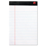 Perforated Edge Ruled Writing Pads, 6/Pack