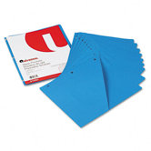 Slash-Cut Pockets For Three-Ring Binders, 10/Pack