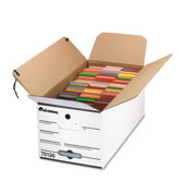 Economy Storage Box with Tie Close, 4/Carton