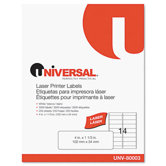 Laser Printer Permanent Labels, 3500/Box