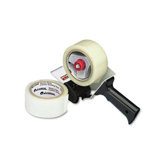 Carton Sealing Tape with Pistol Grip Dispenser, 2/Box