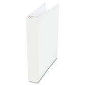 PVC Free D-Ring Binder, Heavy Paper/Index Stock, 1" Capacity, White