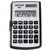 908 Handheld Calculator, Eight-Digit LCD