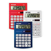 Desktop Calculator, 8 Digit, Large LCD, Solar w/ Battery Backup