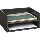 Midnight Stacking Letter Tray