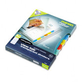 View-Tab Transparent Index Dividers, 8-Tab, Square, Letter, 5 Sets/Box