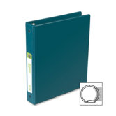 Basic Vinyl Round Ring Binder, 1-1/2" Capacity