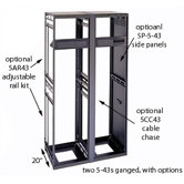 26" D Slim 5 Series Equipment Rack Enclosure