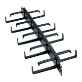 19" W Front & Rear D-Ring Horizontal Cable Manager