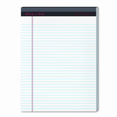 Glue Top Writing Pad, White, 8 1/2 x 11, 100 Sheets Per Pad, 2 Pads Per Pack