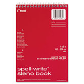 Spell-Write Steno Book, Gregg Rule, 6 X 9, 80 Sheets/Pad