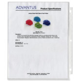 Show-All Top Loading Sheet Protectors, Top Load, Non glare, 11"x8-1/2", 50/BX, Clear