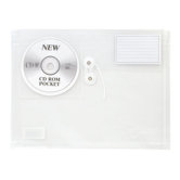 String & Button Closure Poly Envelopes, Side Opening, Ltr, 4/PK, CL