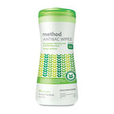 Antibacterial All-Purpose Wipes, Lemon Verbena, 35 Wipes/Canister
