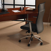 Cleartex Ultimat Polycarbonate Chair mat for Low & Medium Pile Carpets