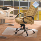 Cleartex Advantagemat Phthalate Free PVC Chair Mat for Hard Floors