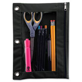 Advantus Binder Pencil Pouch, 10 X 7 3/8