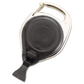 Advantus Recycled Carabiner-Style Badge Reels,34" Extension, 12/Pack