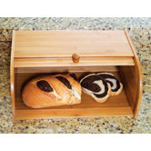 Bamboo Roll Top Bread Box