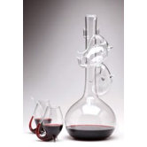 Port Decantus and Four Sipper Glasses Set