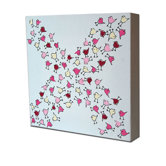 Lotsa X Birdies Original Canvas Painting