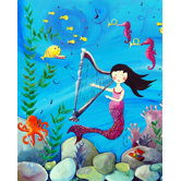 Wit and Whimsy Mermaid Canvas Print