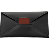 Box Calf Leather Accessories Leather Card Envelope / Wallet in Black