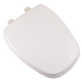 Deluxe Square Front Design Elongated Mdf Wood Toilet Seat