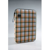 Plaid Laptop Sleeve in Yellow / Green