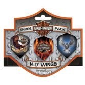 Harley Davidson Wings Triple Pack Eagle