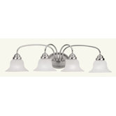 Edgemont Four Light Vanity Light in Brushed Nickel