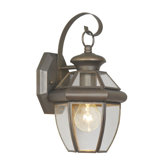 Monterey  Outdoor Wall Lantern in Bronze